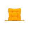 Perna decorativa pentru scaun de bucatarie sau terasa, dimensiuni 40x40cm, culoare Galben