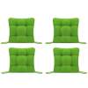 Set Perne decorative pentru scaun de bucatarie sau terasa, dimensiuni 40x40cm, culoare Verde, 4 bucati/set