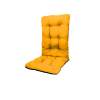 Perna pentru scaun de casa si gradina cu spatar, 48x48x75cm, culoare galben