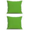 Set 2 perne decorative patrate, 40x40 cm, pentru canapele, pline cu Puf Mania Relax, culoare verde