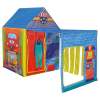 Cort de joaca pliabil tip atelier auto pentru copii, cu 2 intrari si fereastra, 150x75x110 cm
