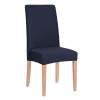 Husa elastica universala pentru scaun dining/bucatarie, din spandex, culoare bleumarin