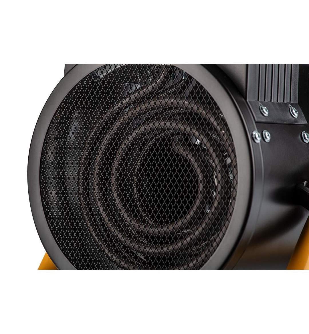 Terrible Cut off sound Incalzitor electric ceramic cu maner Maltec, cu termostat, putere 2000w,  negru/galben - Maniamall