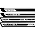Set protectii praguri CROM - Dacia Stepway ManiaStiker