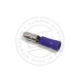 Conector electric tip tata tubular, mufa pentru inadire diam cablu 1.5-2.5mm, 4mm, Albastru Kft Auto