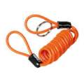 Cablu spiralat din otel Safety Reminder - 150cm - Portocaliu ManiaMall Cars