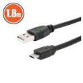 Cablu USB 2.0fisa A - fisa B (micro)1,8 m ManiaMall Cars