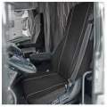 Huse scaun camion dedicate DAF XF set 1+1 locuri - Negru/Gri ManiaMall Cars