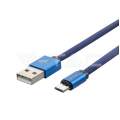 Cablu Micro USB 1 Metru Albastru Seria Ruby COD: 8496 MRA36-060721-10