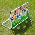 Set Joc de Fotbal pentru Copii cu Poarta cu Plasa si Minge, Dimensiune Poarta 119x71x56cm