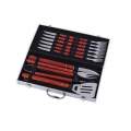 Set unelte pentru gratar Strend Pro Premium BBQ 45535, cutie metalica, Inox, 16 piese FMG-SK-2212061
