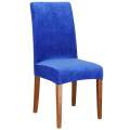 Husa scaun dining/bucatarie universala din spandex, culoare Albastru
