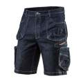 Pantaloni scurti de lucru tip blugi, model Denim, marimea L/52, NEO MART-81-279-L