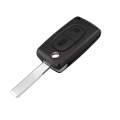 Carcasa cheie auto briceag cu 2 butoane CI-106 lamela cu canelura + suport baterie, compatibil Citroen AllCars