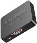 Splitter HDMI TarTek cu 2 porturi, 1 intrare - 2 iesiri, 3D, 4K x 2K, FULL HD, alimentare cablu USB, vizionare 2 monitoare in acelasi timp MTEK-SP2M