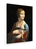 Tablou pe panza (canvas) - Leonardo da Vinci - Lady with Ermine - 1480 AEU4-KM-CANVAS-1277