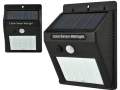 Lampa Solara de Perete cu 20 LED-uri, senzor de miscare si lumina, 12.5x9.5 cm, negru