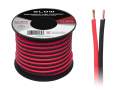 Cablu Audio Profesional pentru Difuzoare Auto, Lungime 10m, 2x2.50mm, Negru + Rosu