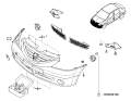Agrafa Mentinere suport proiector Dacia Logan Duster Nissan Terrano Renault 7703076118 OE originala Kft Auto