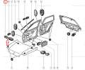 Obturator capota Renault Kangoo, Clio 1 , Dop Original7703074443 Kft Auto