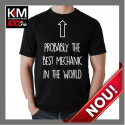 Tricou KM Personalizat BEST MECHANIC - cod:  TRICOU-KM-015 ManiaStiker