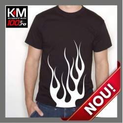 Tricou KM Personalizat FLAMES - cod:  TRICOU-KM-088 ManiaStiker