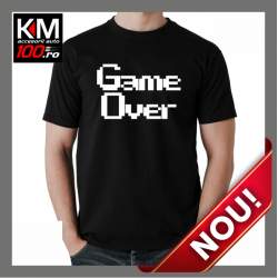 Tricou KM Personalizat GAME OVER 2 - cod:  TRICOU-KM-039 ManiaStiker
