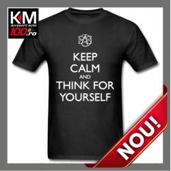 Tricou KM Personalizat KEEP CALM 2 - cod:  TRICOU-KM-145 ManiaStiker