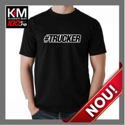 Tricou KM Personalizat TRUCKER - cod:  TRICOU-KM-117 ManiaStiker