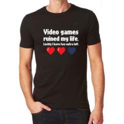 Tricou Personalizat - Video games ruined my life ManiaStiker