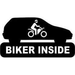 Stickere auto Biker Inside Swift ManiaStiker