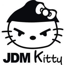 Stickere auto JDM kitty ManiaStiker