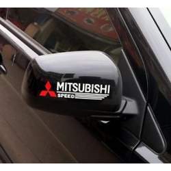 Sticker oglinda MITSUBISHI (set 2 buc.) ManiaStiker