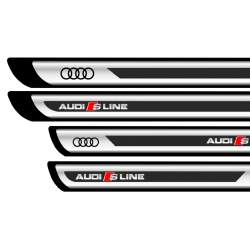 Set protectii praguri CROM - Audi S-Line ManiaStiker