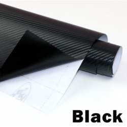 Folie colantare auto Carbon 3D Professional - NEGRU (1m x 1,52m) ManiaStiker