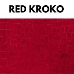 Folie colantare ornamente - Red KROKO (45cm x 2m) ManiaStiker