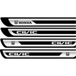 Set protectii praguri CROM - Honda Civic ManiaStiker