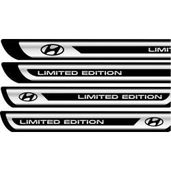 Set protectii praguri CROM - Hyundai Limited Edition ManiaStiker