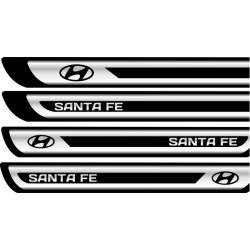 Set protectii praguri CROM - Hyundai Santa Fe ManiaStiker