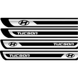 Set protectii praguri CROM - Hyundai Tucson ManiaStiker