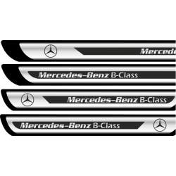 Set protectii praguri CROM - Mercedes-Benz B-Class ManiaStiker