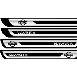 Set protectii praguri CROM - Nissan Navara ManiaStiker