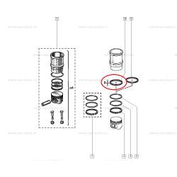 Garnitura camasa cilindru motor Renault R19, 0.08 , inel 7700508287 Kft Auto