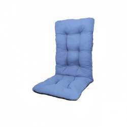 Perna pentru scaun de casa si gradina cu spatar, 48x48x75cm, culoare albastru