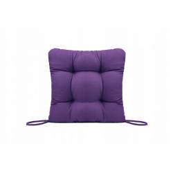 Perna decorativa pentru scaun de bucatarie sau terasa, dimensiuni 40x40cm, culoare Mov
