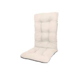 Perna pentru scaun de casa si gradina cu spatar, 48x48x75cm, culoare alb