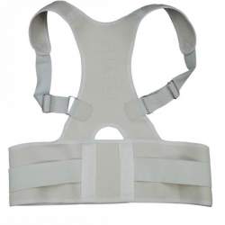 Centura corset magnetic pentru corectarea spatelui si a coloanei, marime L, bej