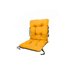 Perna sezut/spatar pentru scaun de gradina sau balansoar, 50x50x55 cm, culoare galben