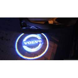 Kit proiectoare logo Holograma, montare sub usa Volvo