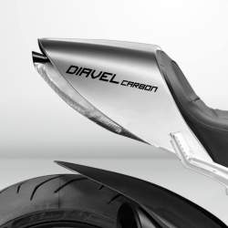 Set 6 buc. stickere moto pentru Ducati Diavel Carbon